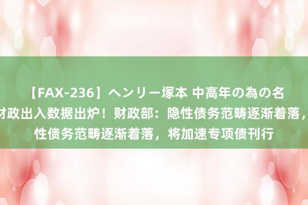 【FAX-236】ヘンリー塚本 中高年の為の名作裏ビデオ集 7月财政出入数据出炉！财政部：隐性债务范畴逐渐着落，将加速专项债刊行