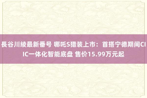 長谷川綾最新番号 哪吒S猎装上市：首搭宁德期间CIIC一体化智能底盘 售价15.99万元起